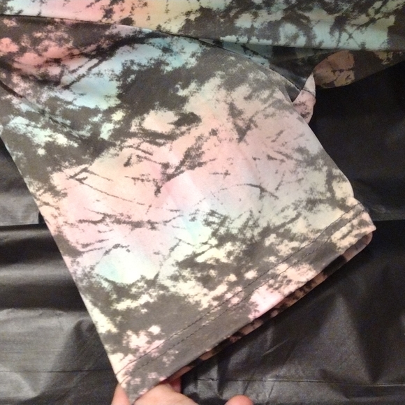 Honey & Lace Tye Dye Multi Color Short Sleeve Midi Dress - Picture 4 of 7